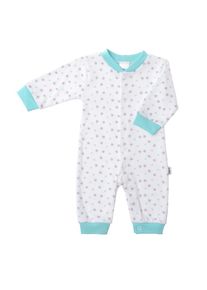 Liliput Kinder Schlafanzug "AOP Sterne", Gr. 50, weiß, 100% Baumwolle, bedruckt, Homewear-Sets, mit durchgehender Druckknopfleiste