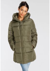 Only Damen Steppjacke "ONLTINA PUFFER SHORT COAT OTW", grün, casual, Gr. XS, unifarben, Steppware, Obermaterial: 100% Polyester, Jacken, leicht