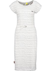 alife and kickin ALIFE & KICKIN Damen Jerseykleid "Damen MelliAK", weiß, Gr. XS, 65% Baumwolle 35% Polyester, Kleider