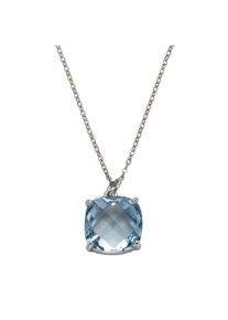 ZEEme Damen Kette mit Anhänger "925/- Sterling Silber", 42 + 3cm, Silber 925 (Sterlingsilber), L: 45cm B: 12.0mm, weiß, Silber 925 (Sterlingsilber),