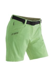 Maier Sports Damen Funktionsshorts "Lulaka Shorts", grün, Gr. 46, 90% Polyamid, 10% Elasthan, Hosen, Damen Shorts, kurze Wanderhose, Outdoorhose mit