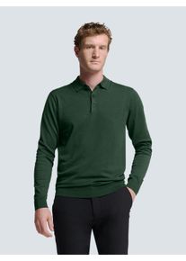 NO EXCESS Herren Rundhalspullover "NO EXCESS Langärmeliger Polo-Pullover", grün, Gr. XXL, 71% Viskose, 29% Nylon, Pullover