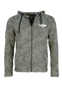 Top Gun Herren Sweatjacke "Camo TG2012048", grün, Gr. S, Obermaterial: 40% Baumwolle, 40% Polyester, 20% Acryl, Sweatjacken
