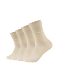 s.Oliver Damen Socken "Socken 4er Pack", Gr. 43, weiß, 82% Viskose 16% Polyamid 2% Elasthan, uni, Socken
