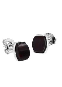 OSTSEE-SCHMUCK Damen Paar Ohrstecker "OSTSEE-SCHMUCK Ohrstecker Mandy Ohrstecker Mandy", 7 x 6mm, Silber 925 (Sterlingsilber), weiß, Silber 925