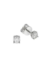 Diamonds by Ellen K. Damen Paar Ohrstecker "585/- Weißgold Brillant 0,20ct.", ONE-SIZE, 0,20 ct P1 = bei 10-facher Vergrößerung erkennbare Einschlüsse, Gold, weiß,