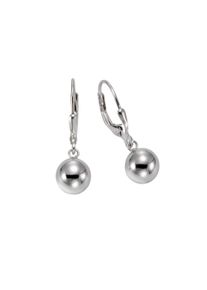 Vivance Damen Paar Ohrhänger "925 Silber rhodiniert", ONE-SIZE, Silber 925 (Sterlingsilber), weiß, Silber 925 (Sterlingsilber), Ohrringe