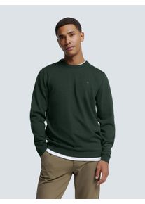 NO EXCESS Herren Rundhalspullover "NO EXCESS", grün, Gr. XL, 34% Viscose, 34% Baumwolle, 32% Polyester, Pullover