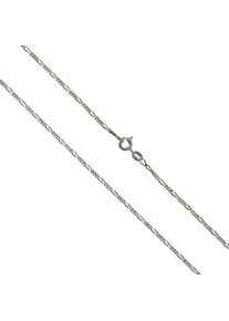 Vivance Damen Collierkettchen "925/- Sterling Silber Figarokette", 42cm, Silber 925 (Sterlingsilber), L: 42cm B: 2.0mm, weiß, Silber 925