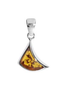OSTSEE-SCHMUCK Damen Ketten-Anhänger "OSTSEE-SCHMUCK Anhänger Alea Anhänger Alea", 20 x 13mm, Silber 925 (Sterlingsilber), 1.5 g, weiß, Silber 925