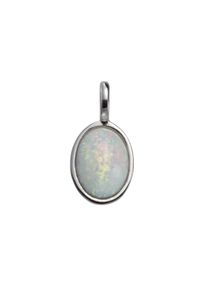Vivance Damen Ketten-Anhänger "925/- Sterling Silber mit Opal", ONE-SIZE, Silber 925 (Sterlingsilber), 0,7 g, weiß, Silber 925 (Sterlingsilber),