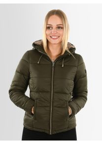 Marikoo Damen Outdoorjacke "Leandraa", grün, Gr. 34, Obermaterial: 100% Nylon, Innenmaterial: 100% Polyester, Futter & Wattierung: 100% Polyester,