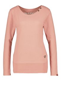 alife and kickin ALIFE & KICKIN Damen Langarmshirt "Damen ConnyAK A", braun, Gr. L, 65% Baumwolle 35% Polyester, Shirts