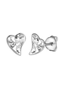 Vivance Damen Paar Ohrstecker "925-Sterling Silber rhodiniert", ONE-SIZE, Silber 925 (Sterlingsilber), weiß, Silber 925 (Sterlingsilber), Ohrringe