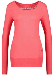 alife and kickin ALIFE & KICKIN Damen Langarmshirt "Damen ConnyAK A", orange, Gr. XL, 65% Baumwolle 35% Polyester, Shirts