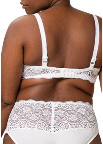 Triumph Damen Minimizer-BH "Amourette 300 W01", Gr. 85, weiß, Microtouch, Spitze, Obermaterial: 83% Polyamid, 17% Elasthan (LYCRA), unifarben,