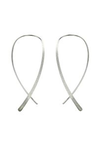 Celesta Damen Paar Ohrhänger "Silber 925 rhodiniert glanz matt", ONE-SIZE, Silber 925 (Sterlingsilber), weiß, Silber 925 (Sterlingsilber), Ohrringe