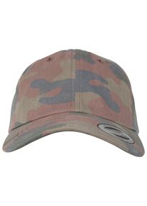 Flexfit Damen Flex Cap "Flexfit Accessoires Low Profile Cotton Camo Cap", grün, casual, 100% Baumwolle, Caps