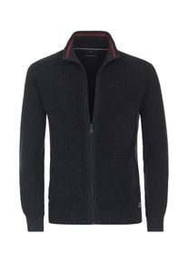 Casamoda Herren Strickjacke "Casamoda Strickjacke uni", blau, Gr. M, 60% Baumwolle, 40% Polyacryl, Strickjacken
