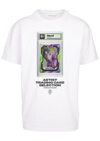 Herren T-Shirt "Upscale by Mister Tee Unisex Blend Oversize Tee", weiß, casual, Gr. XL, UPSCALE BY MISTER TEE, unifarben, 100% Baumwolle, Shirts
