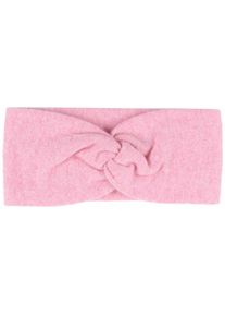 Zwillingsherz Damen Stirnband, rosa, casual,modisch,feminin, Strick, Kaschmir, Mützen, Knoten vorn, Cashmere, Feinstrick