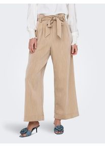 Only Damen Paperbag-Hose "ONLMARSA SOLID PAPERBAG PANT WVN NOOS", weiß, modisch, Gr. XL, unifarben, Web, Obermaterial: 53% Viskose, 35% Polyester,