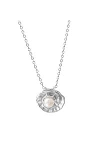 Celesta Damen Kette mit Anhänger, 42 + 3cm, Silber 925 (Sterlingsilber), L: 45cm B: 15.0mm, weiß, Silber 925 (Sterlingsilber), B:15.0mm, Halsketten
