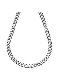 Vivance Damen Collierkettchen "Edelstahl Panzer mit 10mm Breite", 55cm, Edelstahl, L: 55cm, weiß, Edelstahl, B:10.0mm, Halsketten