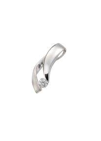 Vivance Damen Ketten-Anhänger "Silber 925 rhodiniert Zirkonia", ONE-SIZE, Silber 925 (Sterlingsilber), 1,4 g, weiß, Silber 925 (Sterlingsilber),