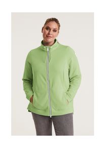 STOY Damen Strickjacke "STS 13 WMN FLX JCKT", grün, sportlich, Gr. 50, Oberstoff: 100% Polyester, Strickjacken, Leichte Powerstretchjacke mit