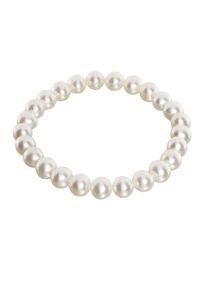 OSTSEE-SCHMUCK Damen Armband "OSTSEE-SCHMUCK Armband Ingrid 7 Armband Ingrid 7", 19cm, Perlen, weiß, Perlen, Armbänder