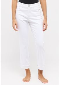Angels Damen Mom-Jeans "DARLEEN CROP TU", weiß, casual, Gr. 34, unifarben, Denim/Jeans, Obermaterial: 67% Baumwolle, 31% Polyester, 2% Elasthan,
