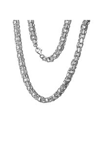 Vivance Damen Collierkettchen "925/- Sterling Silber weiß Käfigkette 60 cm", 60cm, Silber 925 (Sterlingsilber), L: 60cm B: 7.0mm, weiß, Silber 925