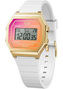 Ice Watch ICE-WATCH Damen Chronograph "ICE digit retro sunset - Small", weiß, Armbanduhren, Quarzuhr, Armbanduhr, Damenuhr, digital, Silikonarmband,
