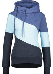 alife and kickin ALIFE & KICKIN Damen Kapuzensweatshirt "Damen StacyAK A", blau, Gr. XS, 50% Baumwolle 50% Polyester, Sweatshirts