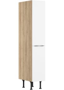 Apothekerschrank KOCHSTATION, B:30cm H:176,6cm T:58,4cm, weiß, Küche, Schränke, "KS-Aken"