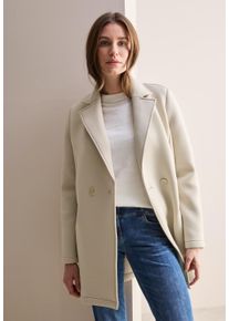 Cecil Damen Jackenblazer, beige, casual, Gr. XL, unifarben, Web, Obermaterial: 93% Polyester, 7% Elasthan, Blazer