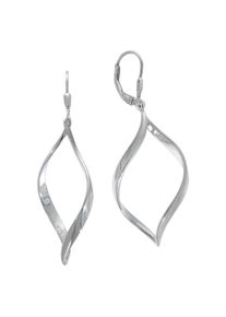 Vivance Damen Paar Ohrhänger "925 Silber rhodiniert", ONE-SIZE, Silber 925 (Sterlingsilber), weiß, Silber 925 (Sterlingsilber), Ohrringe