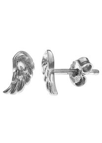 Vivance Damen Paar Ohrstecker "925 Silber Engel Flügel", ONE-SIZE, Silber 925 (Sterlingsilber), weiß, Silber 925 (Sterlingsilber), Ohrringe