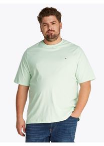 Tommy Hilfiger Big & Tall Herren T-Shirt "BT-ESSENTIAL REG FIT SOLID TEE-B", grün, casual, Gr. XXL, TOMMY HILFIGER BIG & TALL, Single Jersey, Obermaterial: 100% Baumwolle,