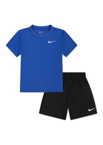 Nike Sportswear Kinder T-Shirt & Shorts "NKB B NK DF WOVEN SHORT SET", schwarz, Gr. 116, Obermaterial: 100% Polyester, KOB Set-Artikel, für Kinder