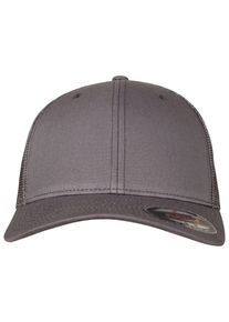 Flexfit Damen Flex Cap "Flexfit Unisex Flexfit Mesh Trucker", grau, casual, Gr. L, unifarben, 60% Baumwolle, 40% Polyester, Caps
