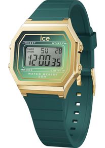 Ice Watch ICE-WATCH Damen Chronograph "ICE digit retro sunset - Small", grün, Armbanduhren, Quarzuhr, Armbanduhr, Damenuhr, digital, Silikonarmband,