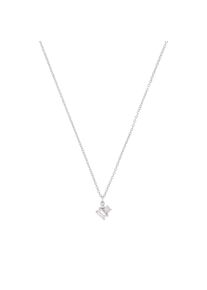 s.Oliver Damen Kette mit Anhänger "Rechteck/Perle, 2039696", Silber 925 (Sterlingsilber)-Perlen, L: 45cm B: 1,3mm, weiß, Silber 925 (Sterlingsilber),