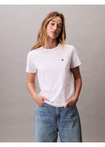 Damen T-Shirt "Archive Jersey Crew Tee EU", weiß, feminin, Gr. XXL, Calvin Klein Jeans, unifarben, Single Jersey, Obermaterial: 100% Baumwolle,