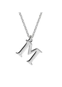 Diamonds by Ellen K. Damen Kette mit Anhänger "Silber 925 mit 1x Diamant 0,008ct. Buchstabe M", 45 + 3cm, 0,008 ct, Silber 925 (Sterlingsilber), L: 48cm B: 12.0mm, weiß,