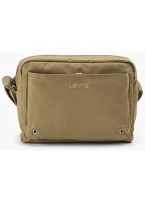 Levi's LEVI'S Damen Umhängetasche "ZIP CROSSBODY", grün, Baumwolle, Taschen