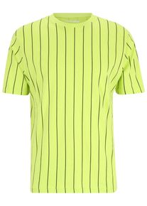 DEF Herren T-Shirt "DEF Herren Lucky T-Shirt", grün, casual, Gr. S, gestreift, 100% Baumwolle, Shirts
