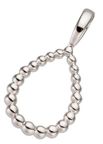 Jobo Damen Ketten-Anhänger "Anhänger Tropfen", Weißgold 585, weiß, Weißgold 585, Schmuckanhänger, 585 Weißgold