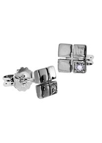 OSTSEE-SCHMUCK Damen Paar Ohrstecker "OSTSEE-SCHMUCK Ohrstecker Elli Ohrstecker Elli", 6 x 6mm, Silber 925 (Sterlingsilber), weiß, Silber 925